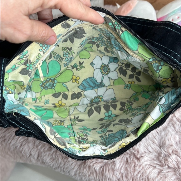 Vintage Levi’s Y2K Red Tab Denim Utility Bag - Multi-Pocket Grommet Shoulder Bag - Picture 8 of 9